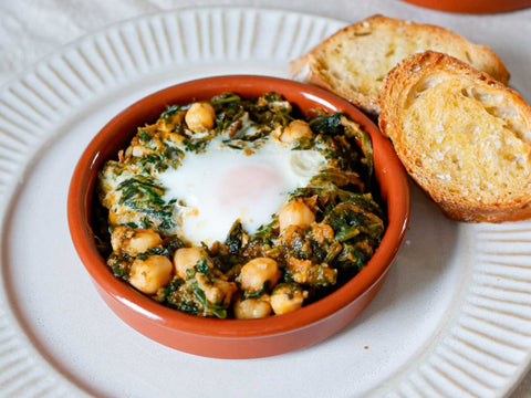 Espinacas con Gabanzos (Spanische Kichererbsen mit Spinat) 🇪🇸