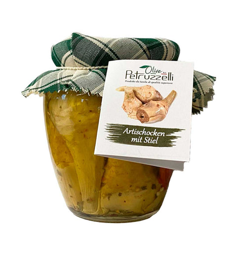 Petruzzelli - Artischocken mit Stiel 550g