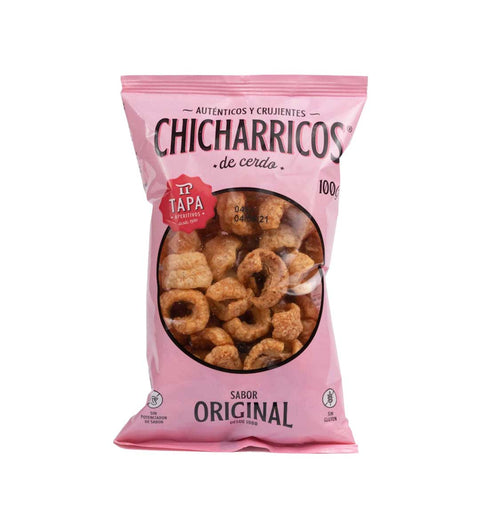 Aperitivos Tapa Chicharricos Frittierte Schweineschwarten