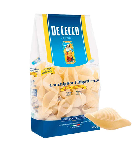 De Cecco - Conchiglioni Rigati Nr. 126