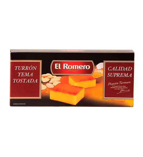 El Romero Eigelbmarzipan getoastet - Turrón yema tostada