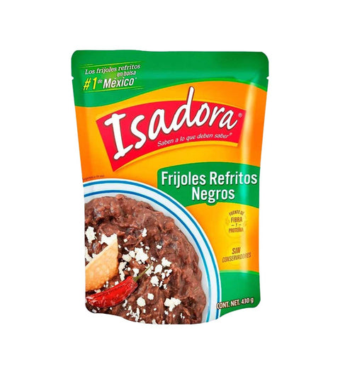 Isadora - Gebratene schwarze Bohnen - Frijoles Negros 430g