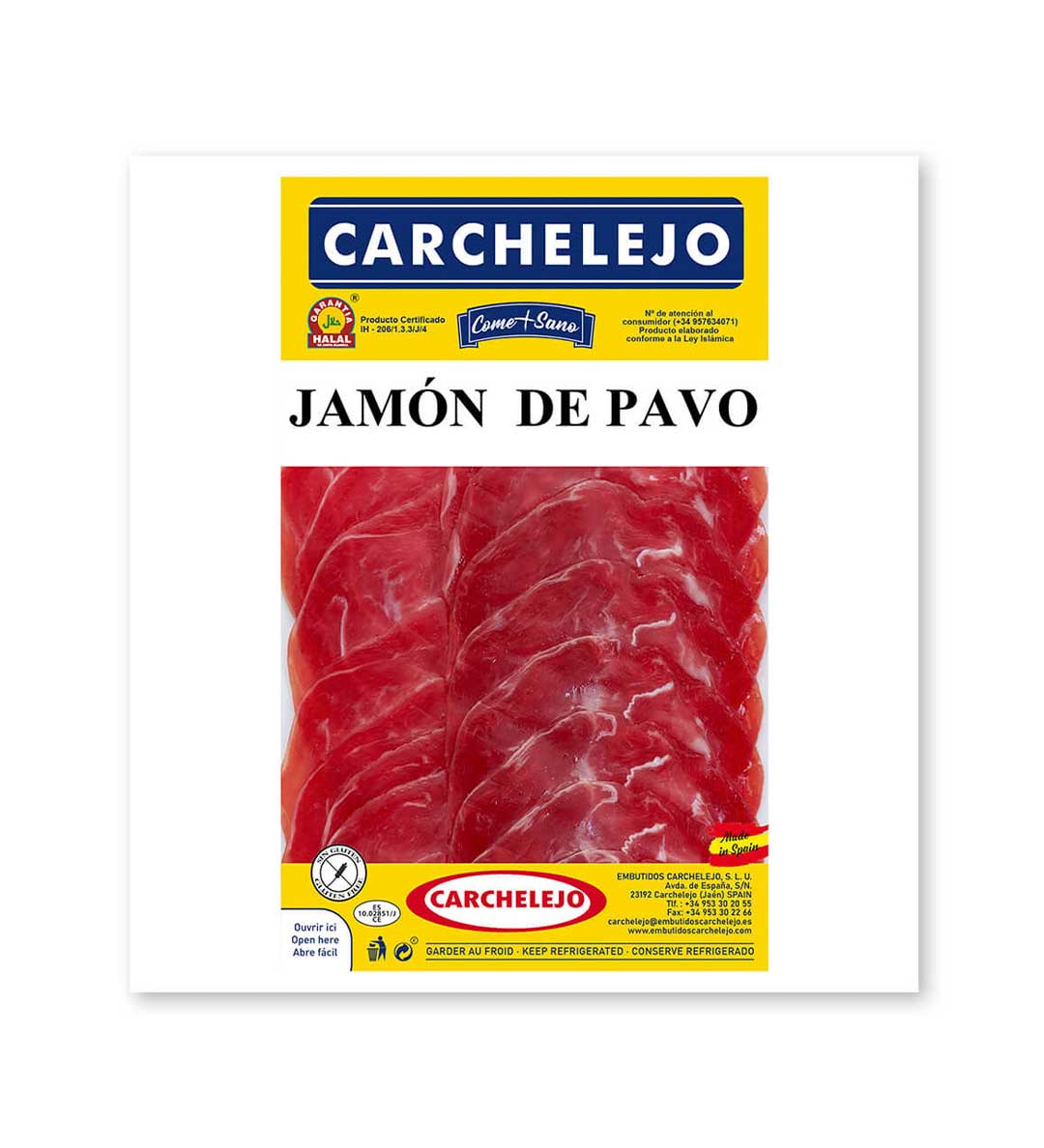 Carchelejo Jamón de Pavo: Zarter und magerer Putenschinken – Mitte Meer ... Carchelejo Jamón de Pavo: Zarter und magerer Putenschinken – Mitte Meer ...