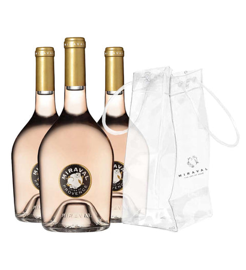 Miraval Rosé-Set (inkl. Gratis-Kühltragetasche)