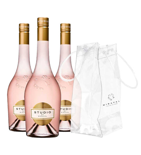 Miraval Studio Rosé-Set (inkl. Gratis-Kühltragetasche)