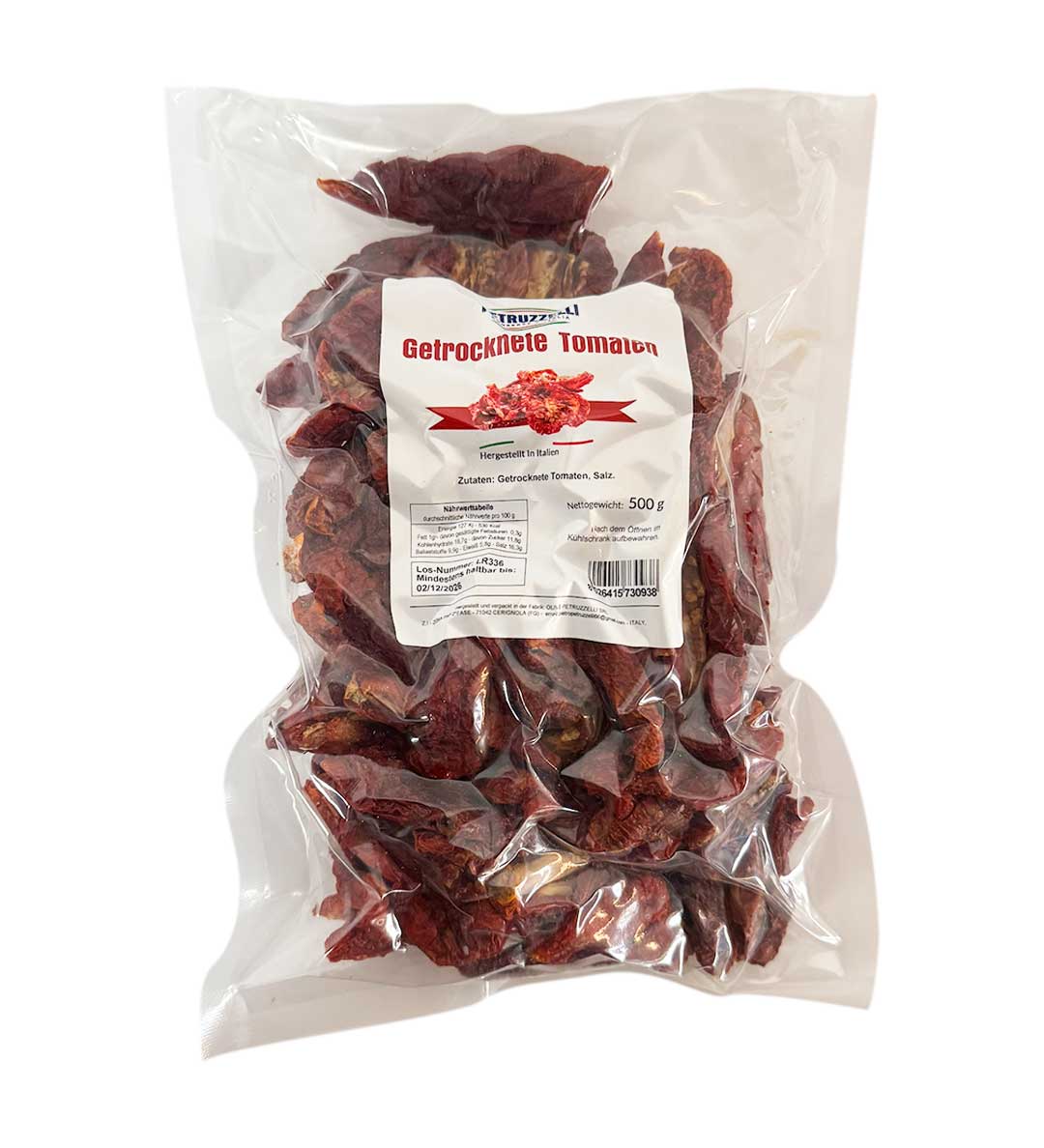 gedörrte tomaten aufbewahren Petruzzelli Getrocknete Tomaten 500g – Mitte Meer Onlineshop