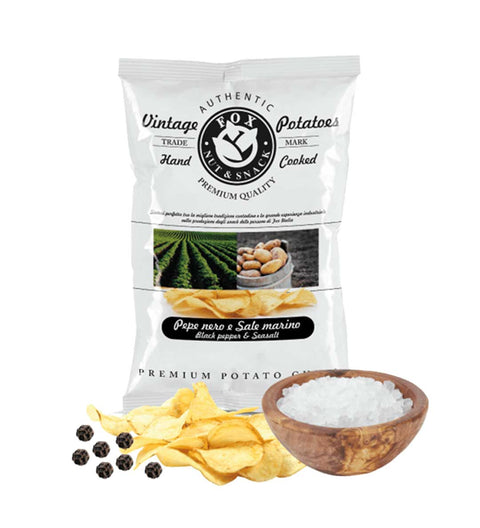 Premium Kartoffelchips mit schwarzem Pfeffer - FOX