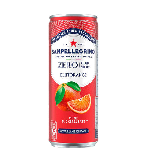 San Pellegrino Blutorangenlimonade ohne Zuckerzusatz 0.33l – inkl. 0,25 € Einwegpfand