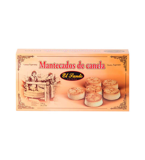 El Santo Schmalzgebäck mit Zimt - Mantecados de Canela 750g
