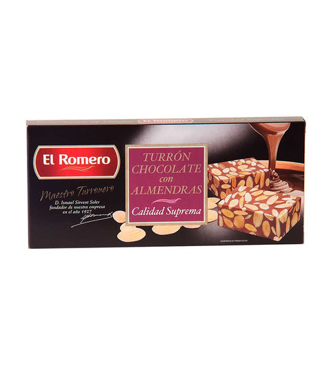 El Romero Schokotafel mit Mandeln - Turron Chocolate con Almendras