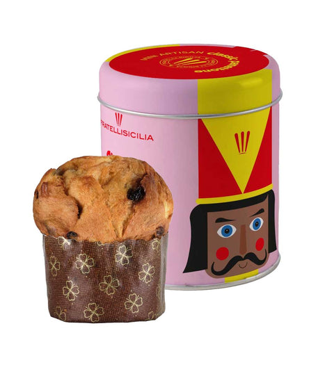 Sicilia Mini Panettone tradizionale 100g Tin Box