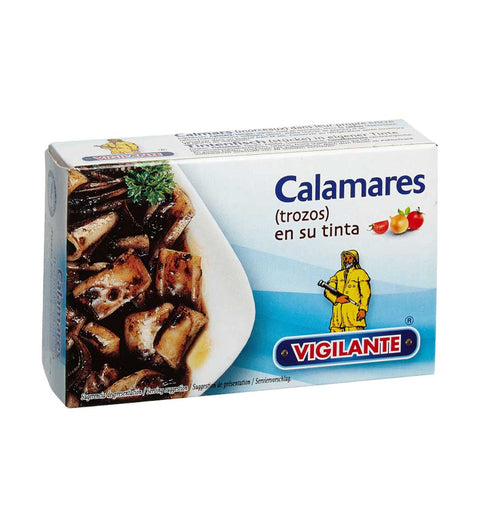 Vigilante Tintenfisch Stücke in eigener Tinte
