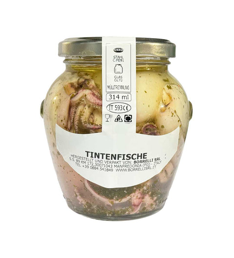 Tintenfische in Öl