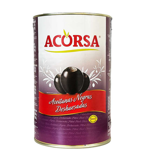 Acorsa Oliven schwarz o. Kern 2kg (Abtropfgewicht)