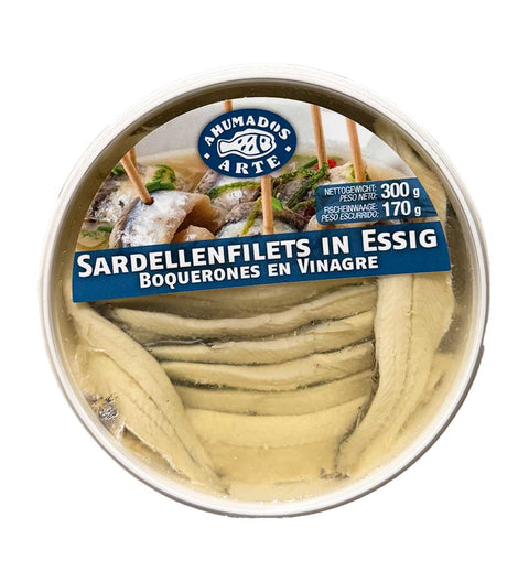 Arte Sardellenfilets in Essig 300g