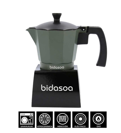 Bidasoa Vera Kaffeekocher (Induktion und Gas) für 6 Tassen