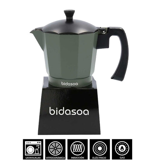Bidasoa Vera Kaffeekocher (Induktion und Gas) für 9 Tassen