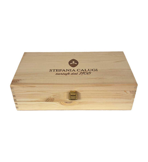 Calugi Trüffel-Aufstriche (Geschenkbox aus Pinienholz)