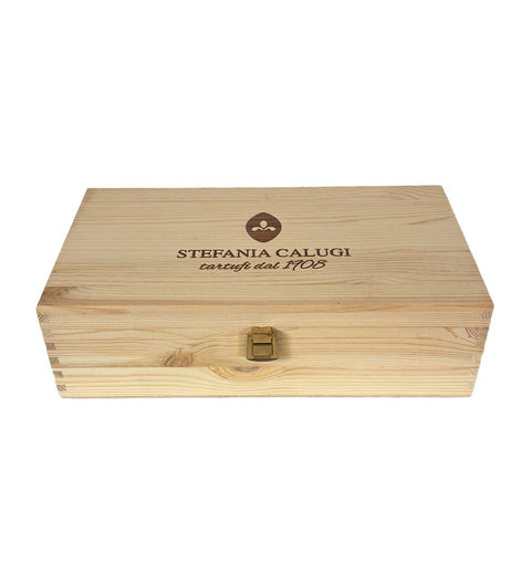 Calugi Trüffelkollektion (Geschenkbox aus Pinienholz)