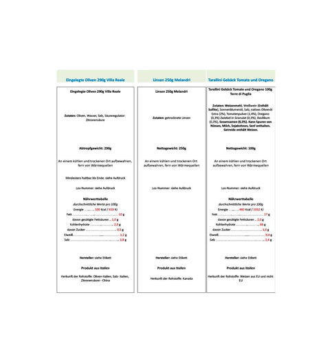 Italienisches Geschenkset - Affresco di Natale (7 Artikel)