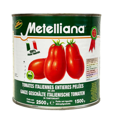 La Metelliana geschälte Tomaten 1.5kg (Abtropfgewicht)