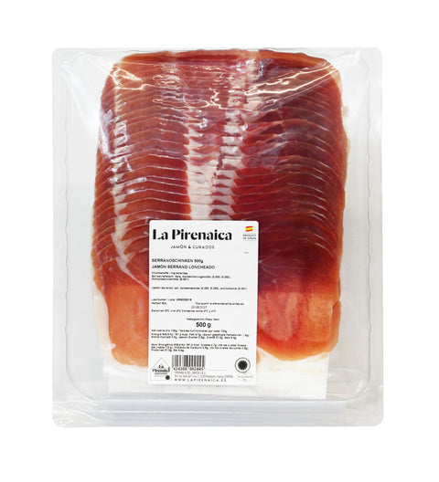 La Pirenaica Serranoschinken in Scheiben 500g