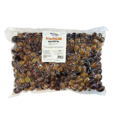 Petruzzelli Oliven Peranzana 1.5kg (Nettogewicht)