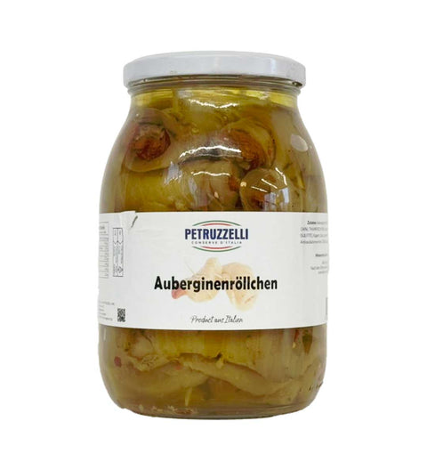 Petruzzelli Auberginenröllchen in Sonnenblumenöl 950g