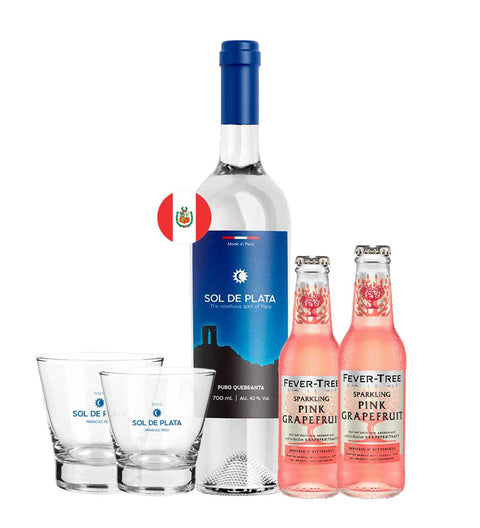 Pisco Sol de Plata - Chilcano Pink Grapefruit Set