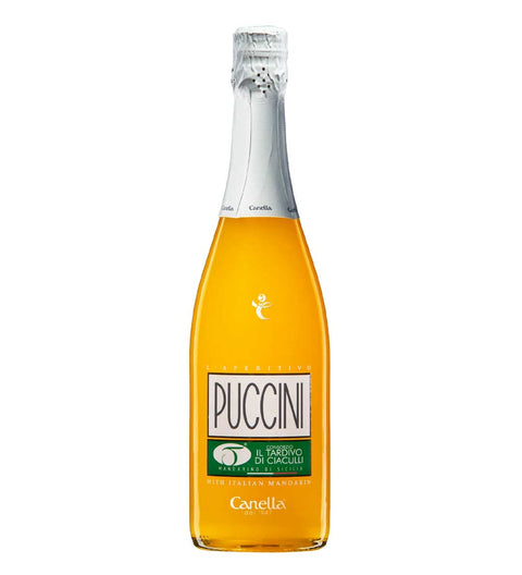 Puccini Spumante Brut mit Mandarinen aus Sizilien