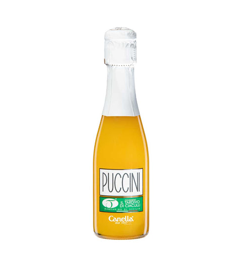 Puccini Spumante Brut mit Mandarinen aus Sizilien 0.2l