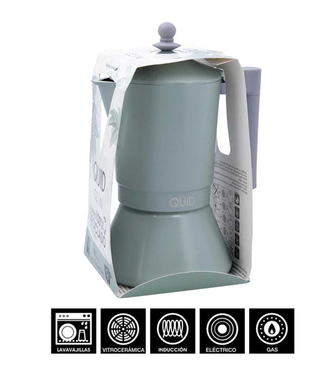 Quid Ozon Kaffeekocher (Induktion und Gas) für 9 Tassen