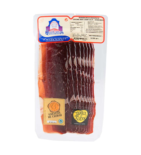Quiñones Rinderschinken in Scheiben - Cecina de León
