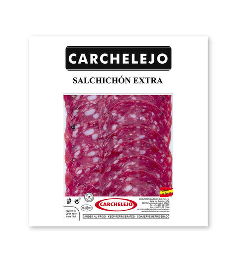 salami aufbewahren Salchichón Extra von Carchelejo: Eine würzige spanische Salami – Mitte Meer Onlineshop