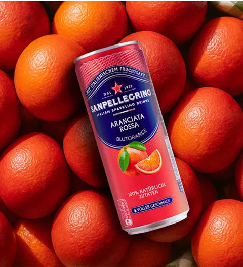 San Pellegrino Aranciata Rossa - Blutorange 0.33l inkl. 0,25 € Einwegpfand