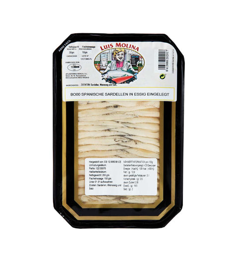 Sardellenfilets eing i Essig Luis Molina 170g