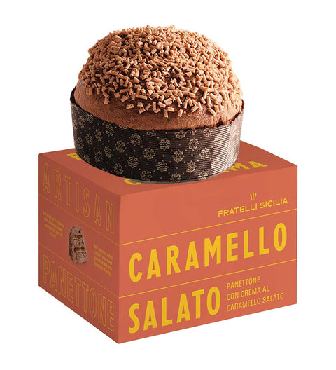 Sicilia Panettone mit Salzkaramell-Creme 750g