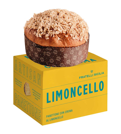 Sicilia Panettone mit cremiger Sizilanische-Zitronenfüllung 750g