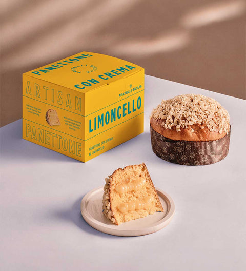 Sicilia Panettone mit cremiger Sizilanische-Zitronenfüllung 750g