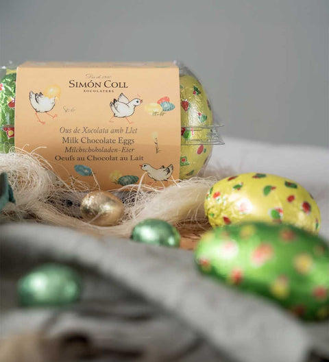 Simón Coll Schoko-Ostereier 6 Stück