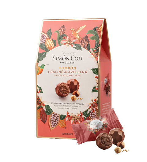 Simón Coll Schokoladen Pralinen Haselnuss 144g