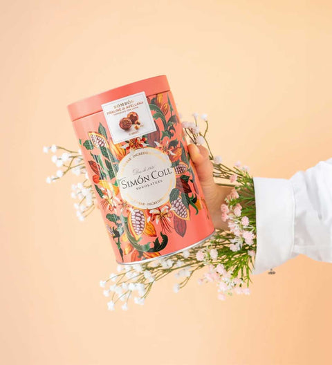 Simón Coll Schokoladen Pralinen Haselnuss Dose 180g