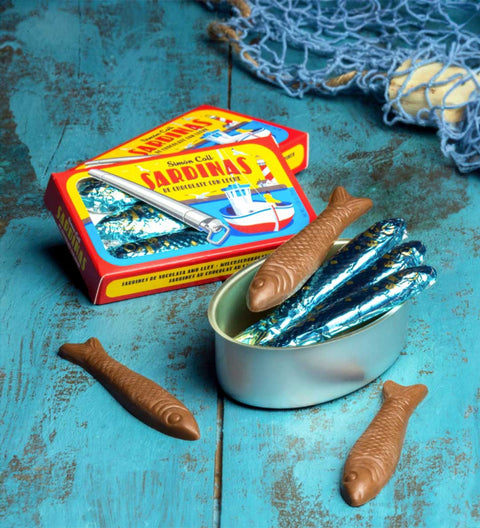 Simón Coll Schokosardinen