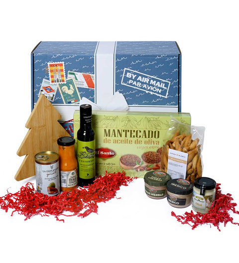 Spanisches Geschenkset 8 Artikel + gratis Holzbrett