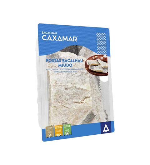 Caxamar Postas de Bacalhau Miúdo – Kabeljauscheiben in Salz 400g