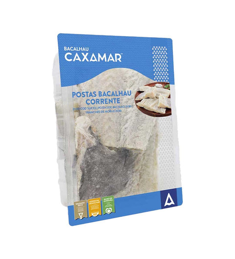 Caxamar Postas de Bacalhau Corrente – Kabeljauscheiben in Salz 500g