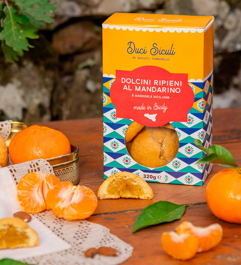Tumminello Duci Kekse mit Mandarinen-Mandelfüllung