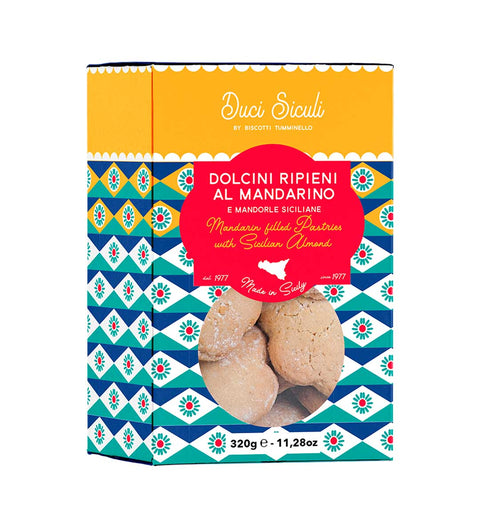 Tumminello Duci Kekse mit Mandarinen-Mandelfüllung