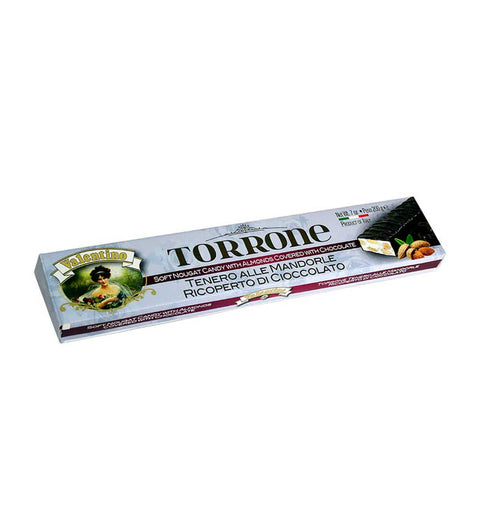 Valentino Torrone - Weißes Nougat mit Mandeln mit Schokolade überzogen 200g