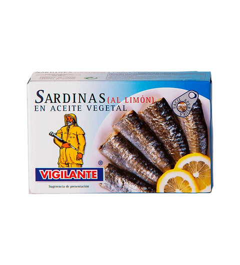 Vigilante Sardinen in Pflanzenöl mit Limonen